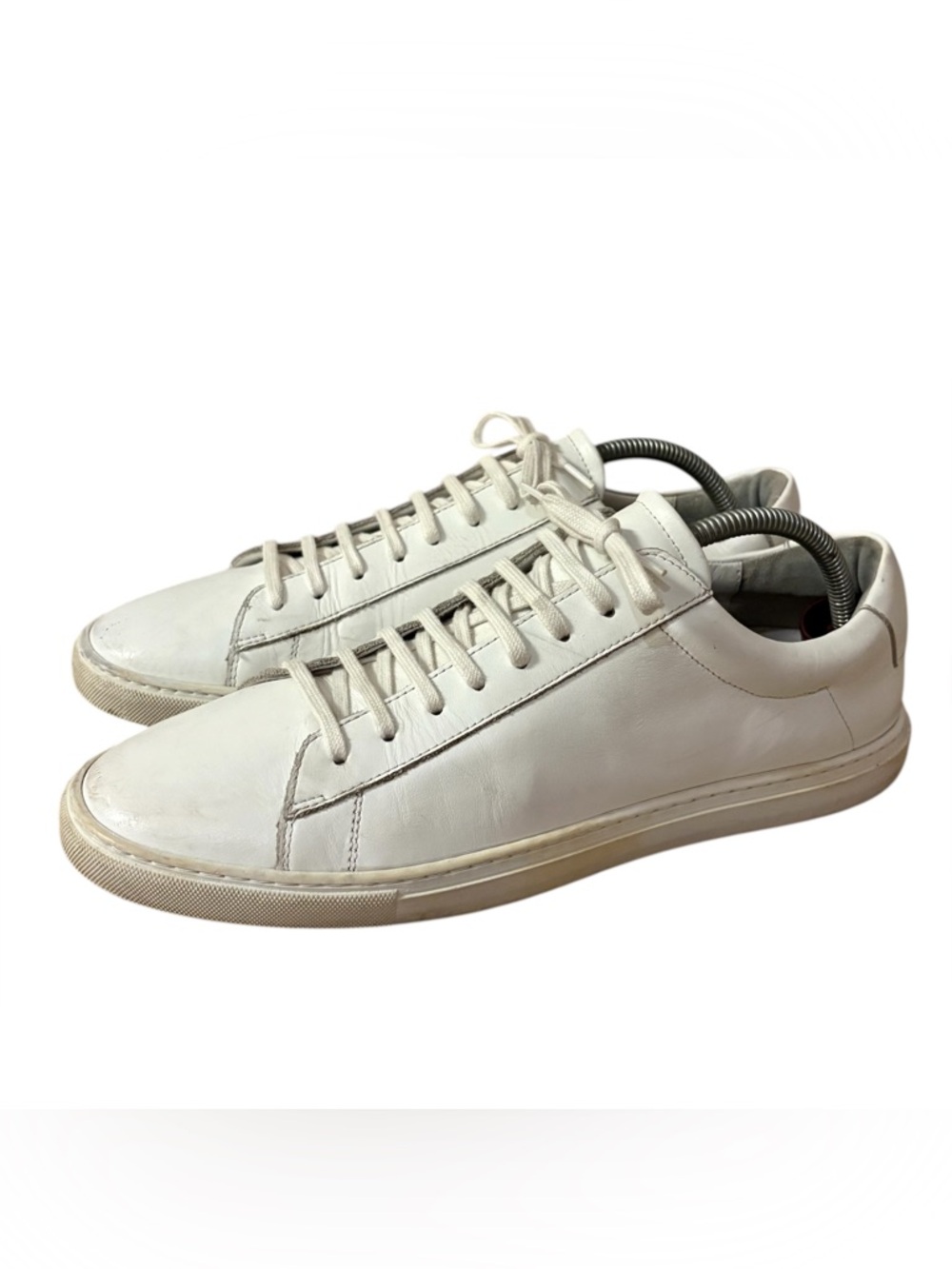 Oliver Cabell Low 1 Mens Size EU 43 US 10 White Leather Lace Up Sneakers